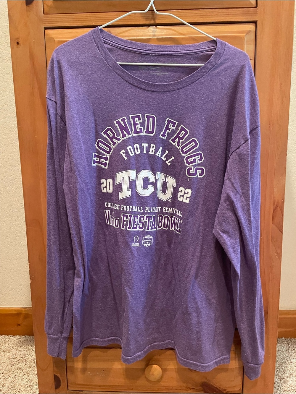 TCU Horned Frogs Purple Long-Sleeve Tee